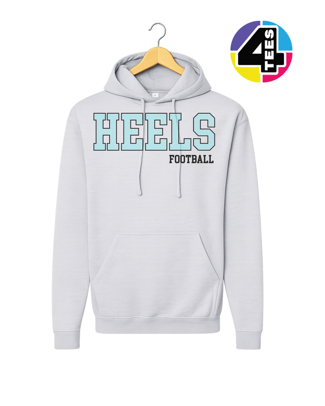 Heels Spangle Football Hoodie