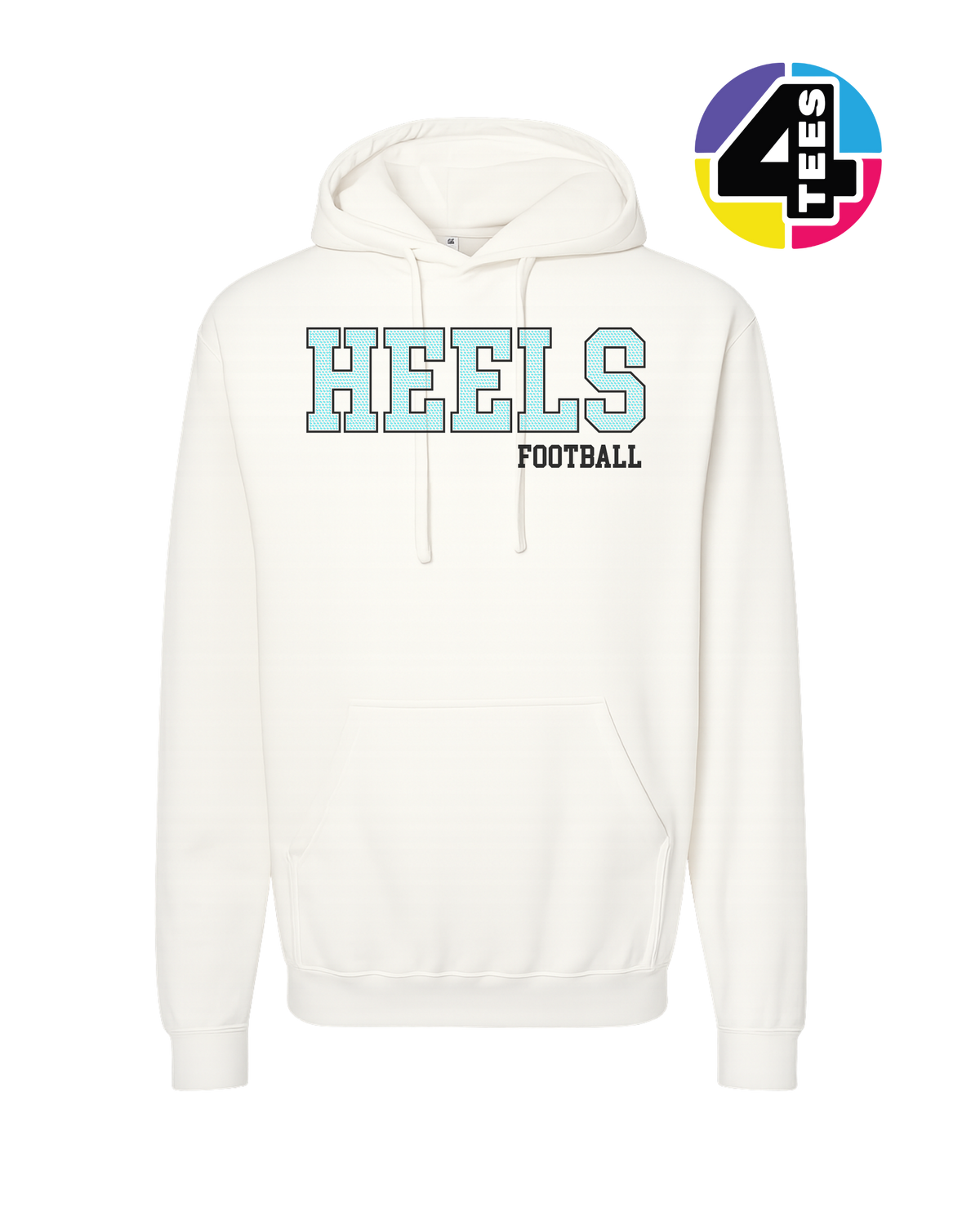 Heels Spangle Football Hoodie