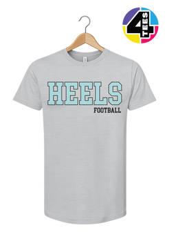 Heels Spangle Football Tee