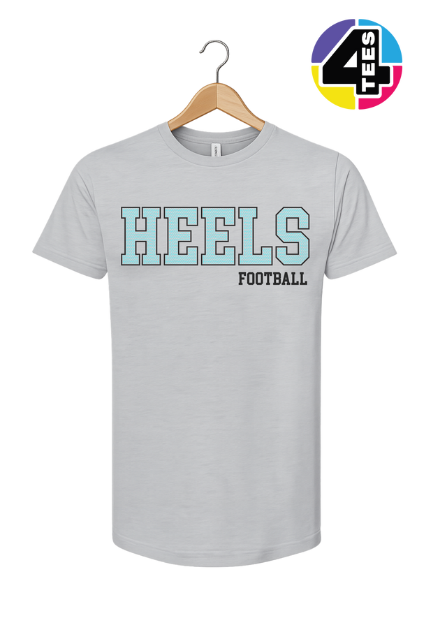 Heels Spangle Football Tee