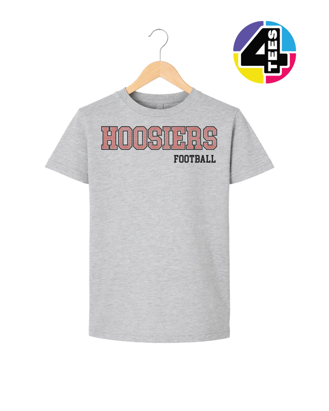 Hoosiers Spangle Football Youth Tee