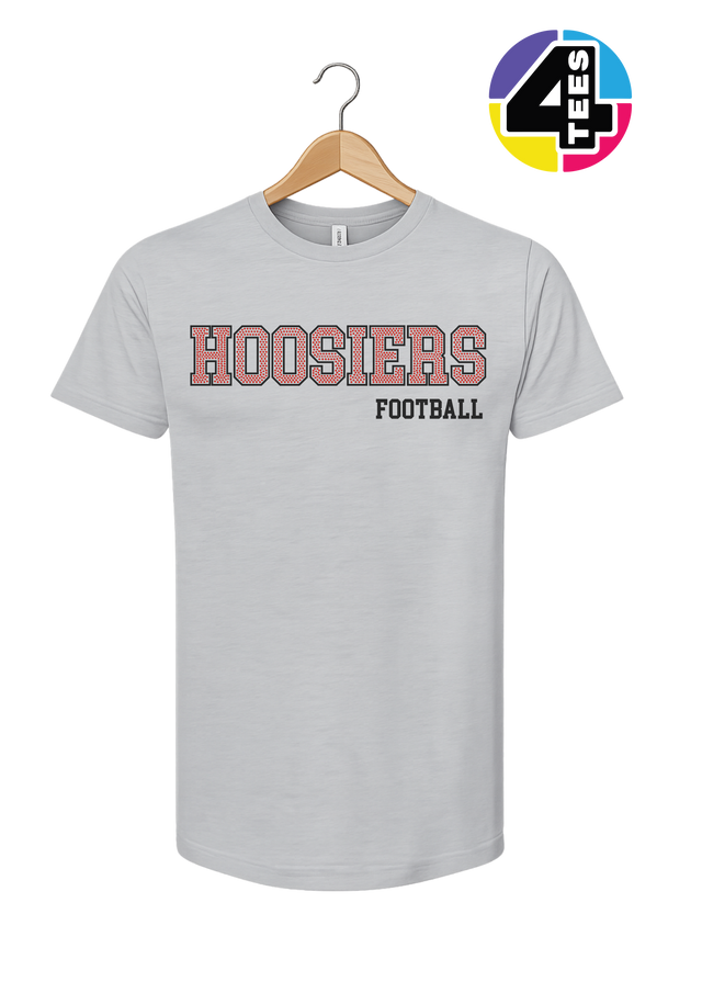 Hoosiers Spangle Football Tee