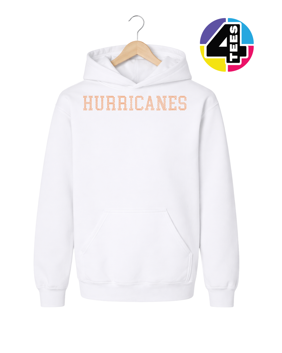 Hurricanes Spangle Football Youth Hoodie