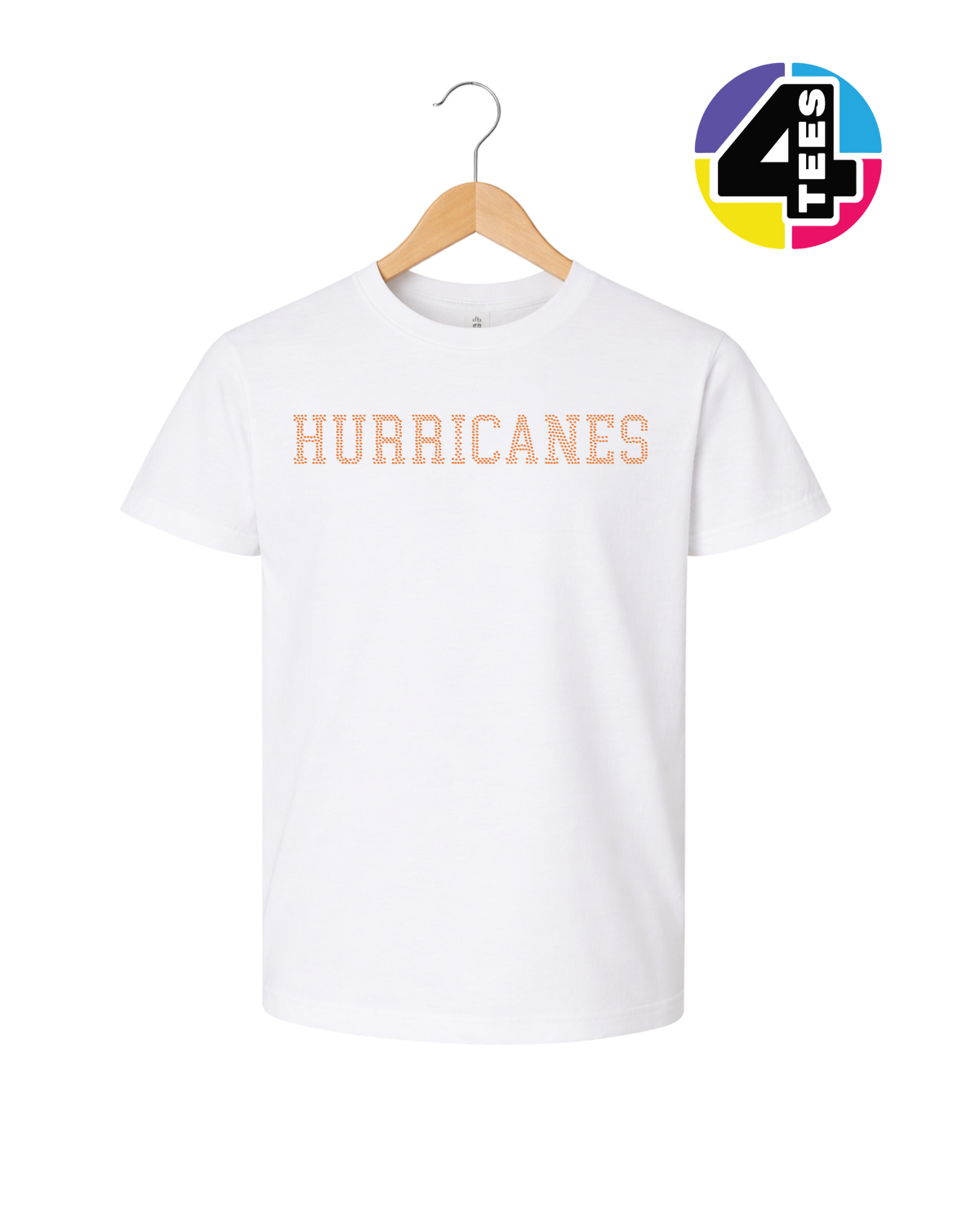 Hurricanes Spangle Football Youth Tee