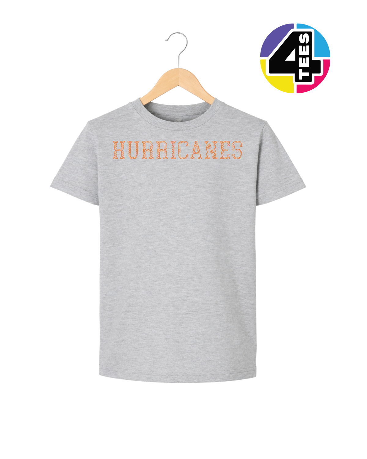 Hurricanes Spangle Football Youth Tee