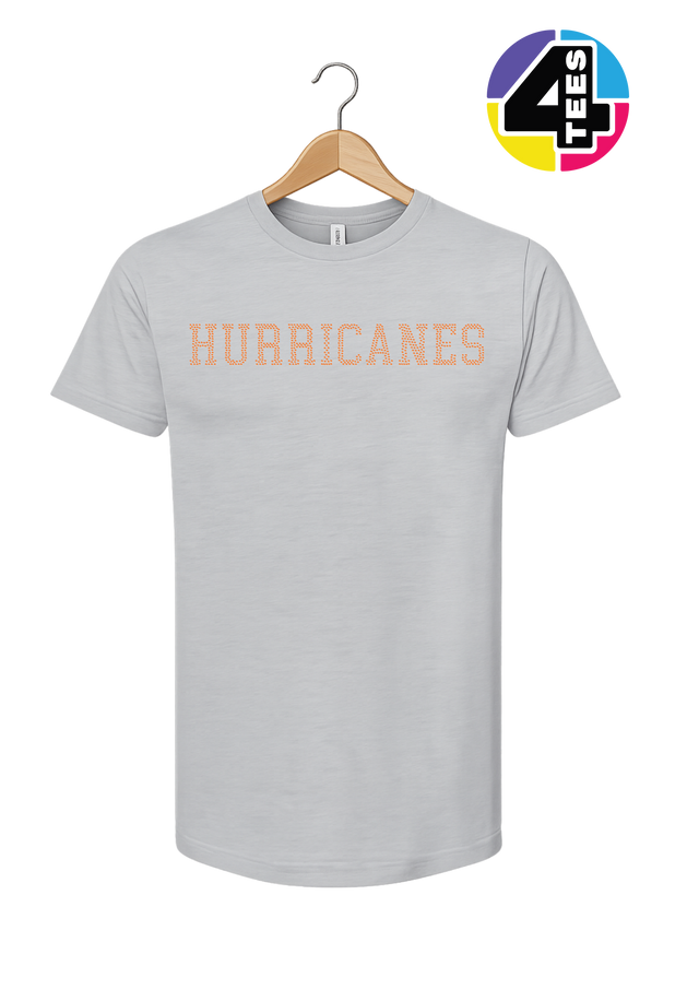 Hurricanes Spangle Football Tee