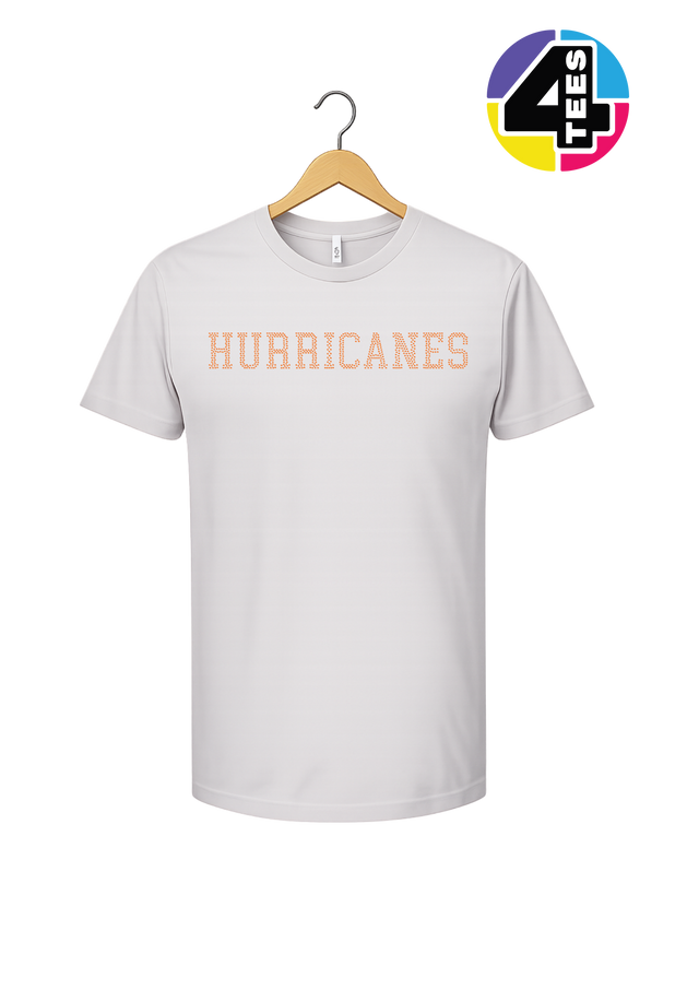 Hurricanes Spangle Football Tee