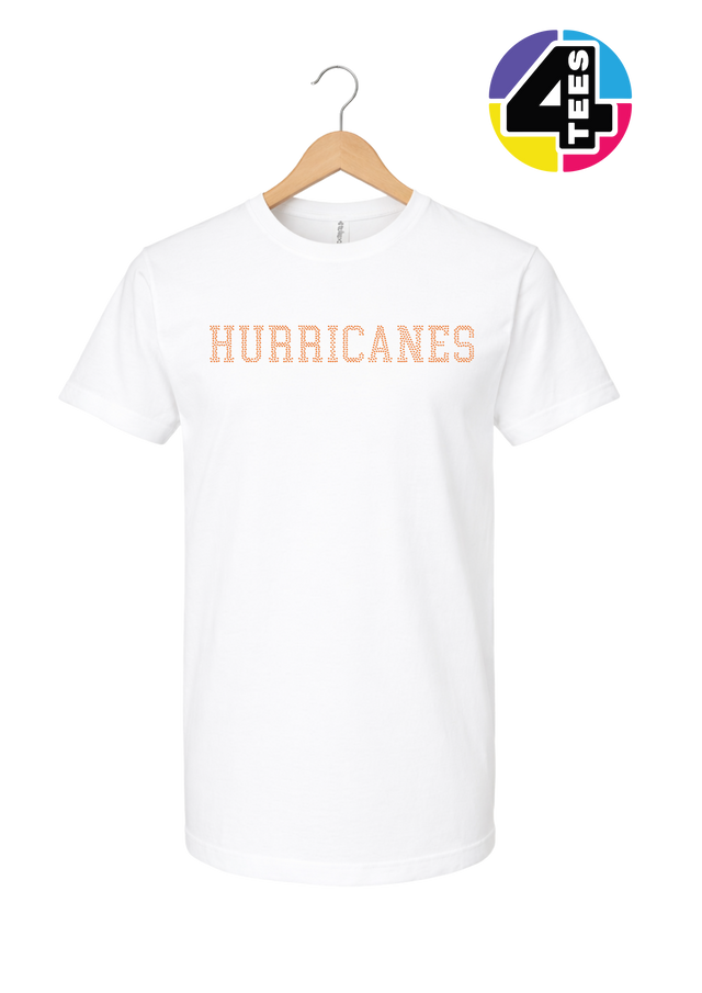 Hurricanes Spangle Football Tee