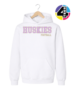 Huskies Spangle Football Youth Hoodie
