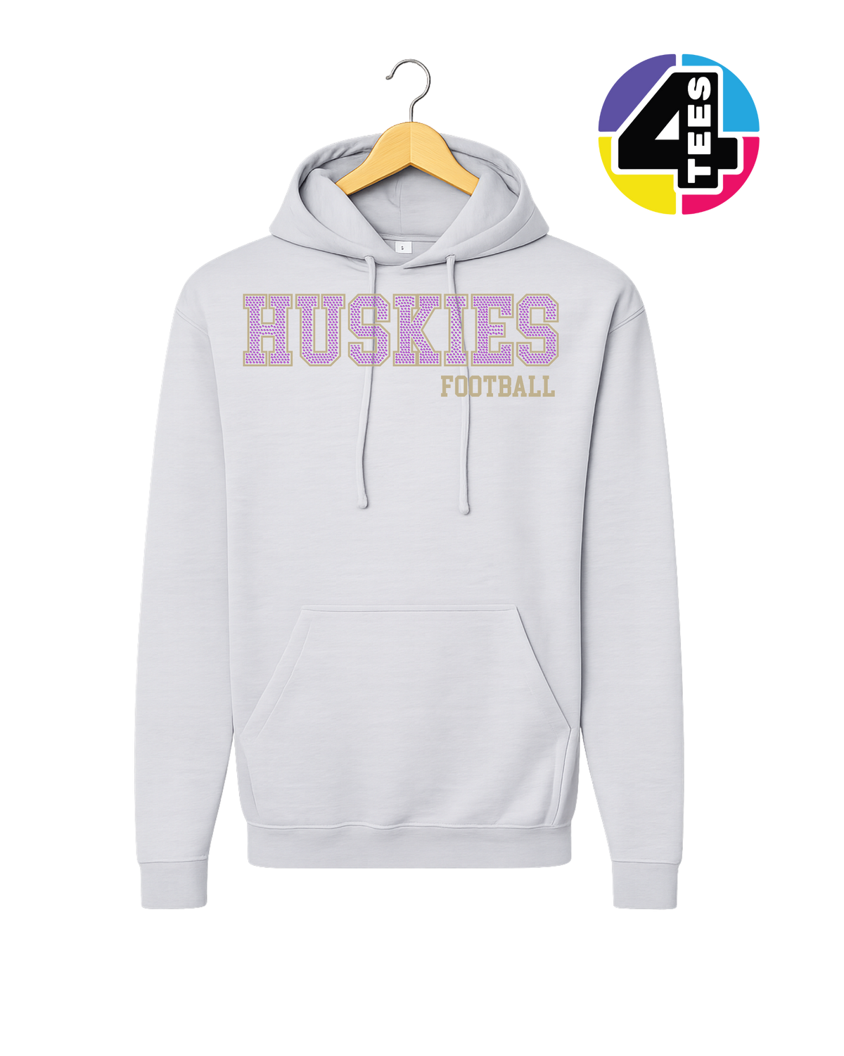 Huskies Spangle Football Hoodie