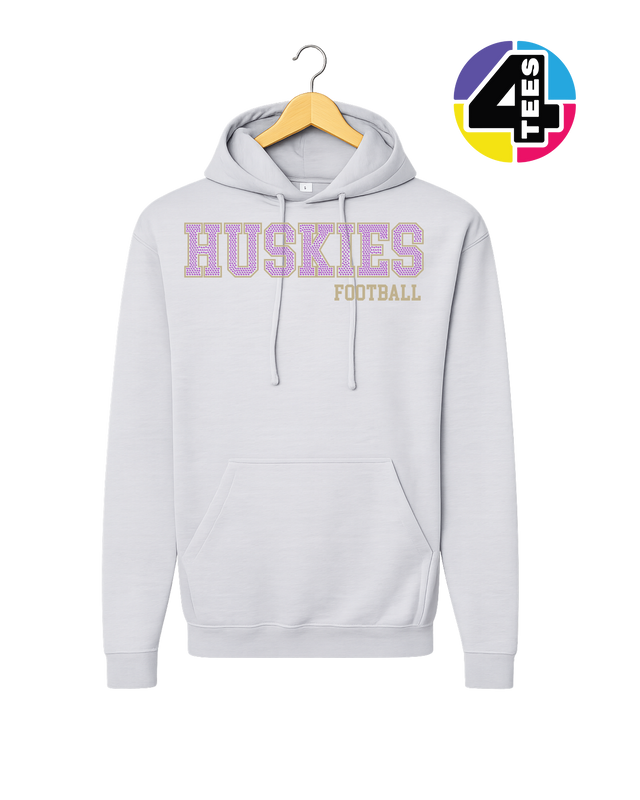 Huskies Spangle Football Hoodie