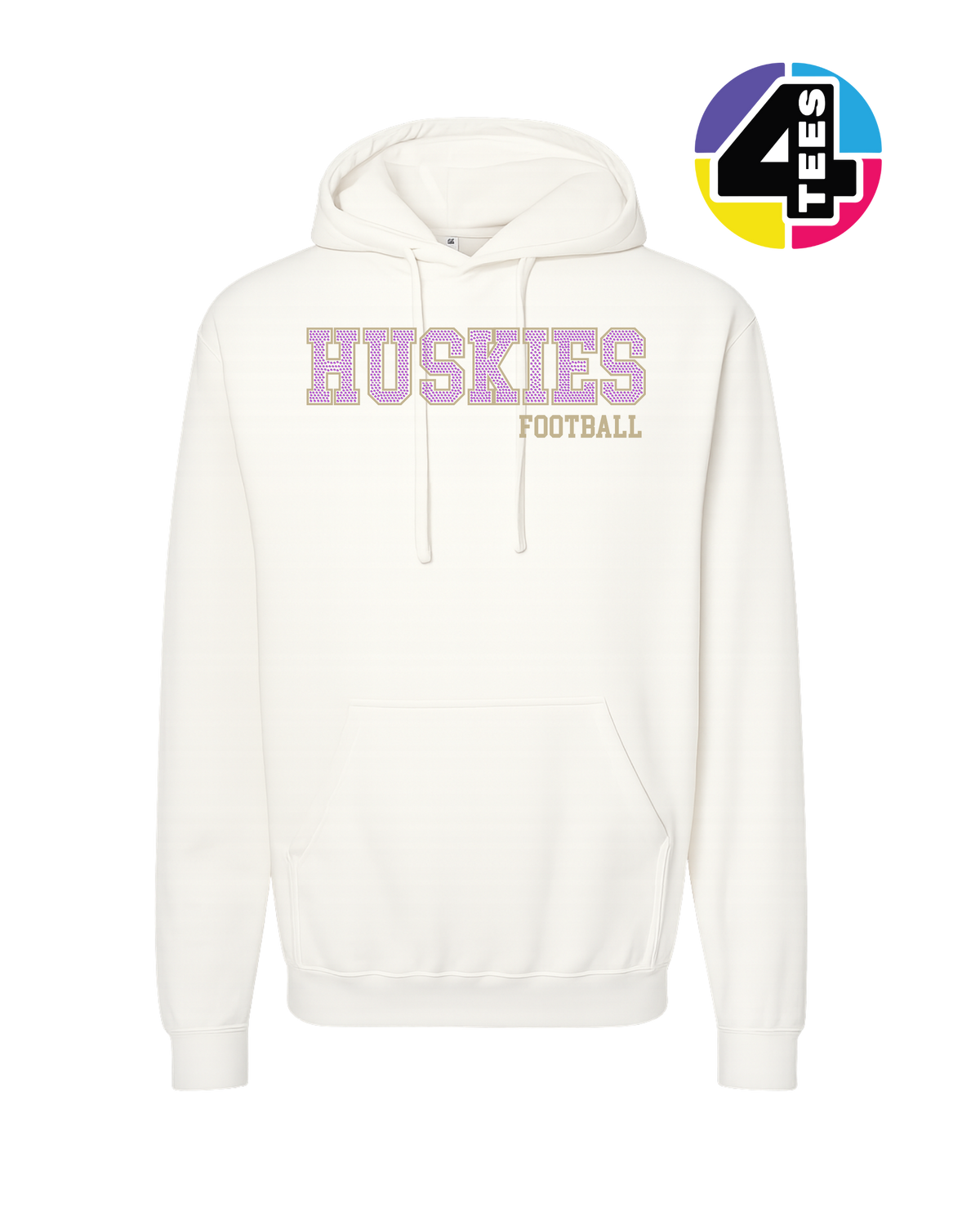 Huskies Spangle Football Hoodie
