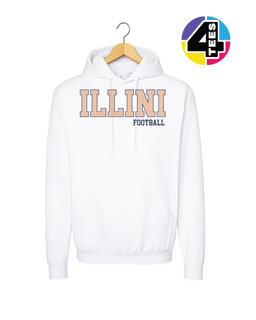 Illini Spangle Football Hoodie