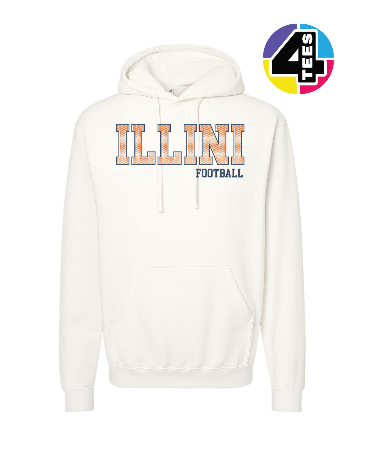 Illini Spangle Football Hoodie