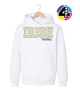 Irish Spangle Football Youth Hoodie