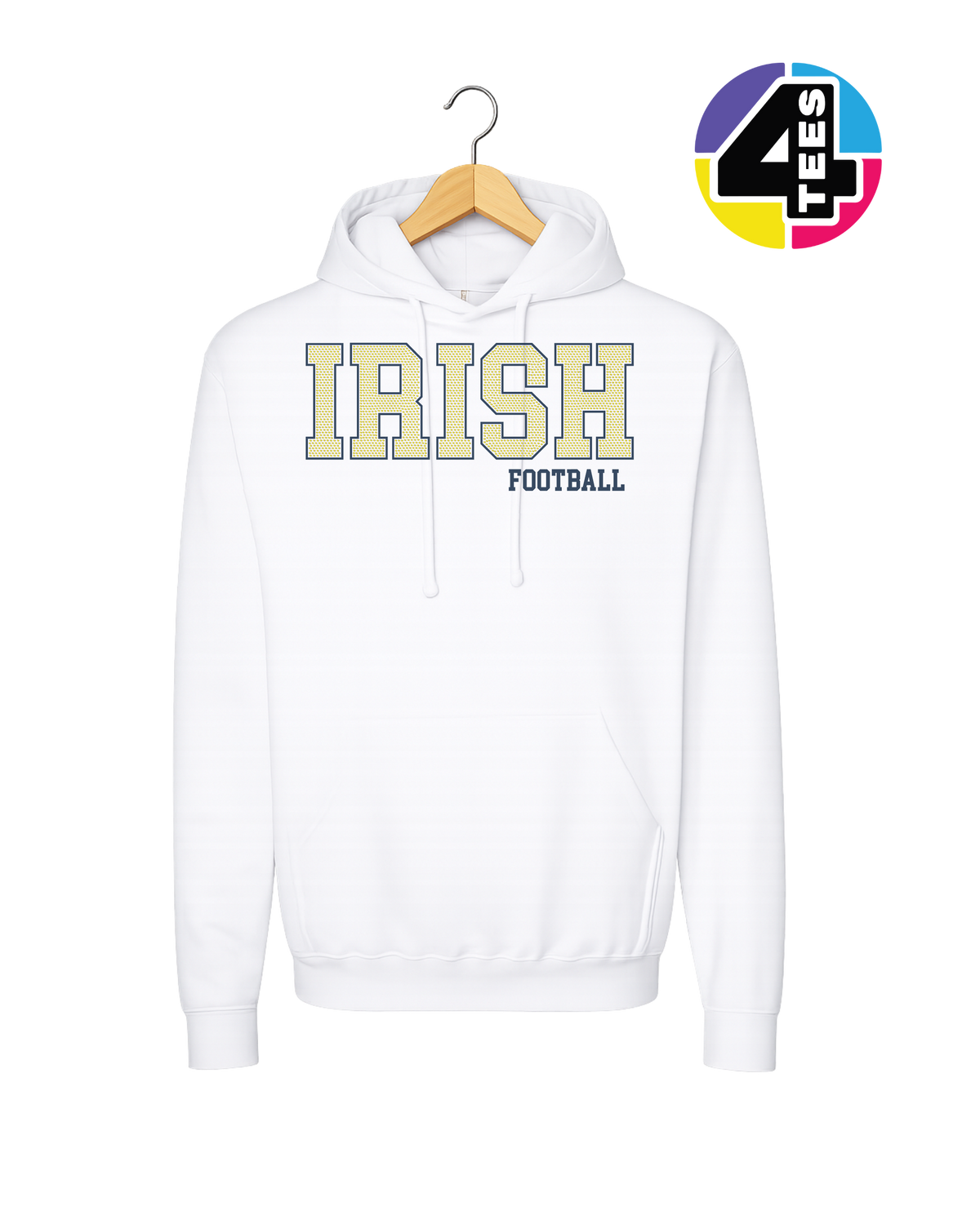 Irish Spangle Football Hoodie