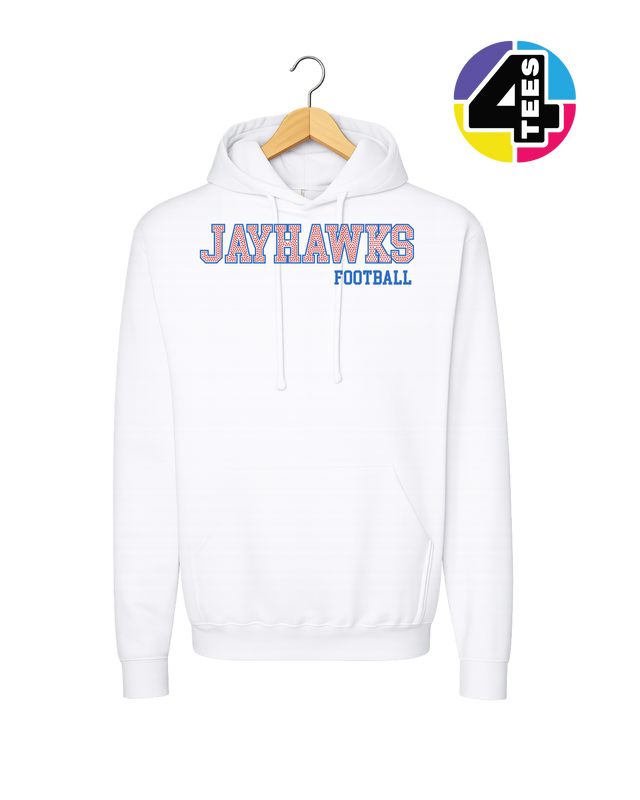 Jayhawks Spangle Football Hoodie
