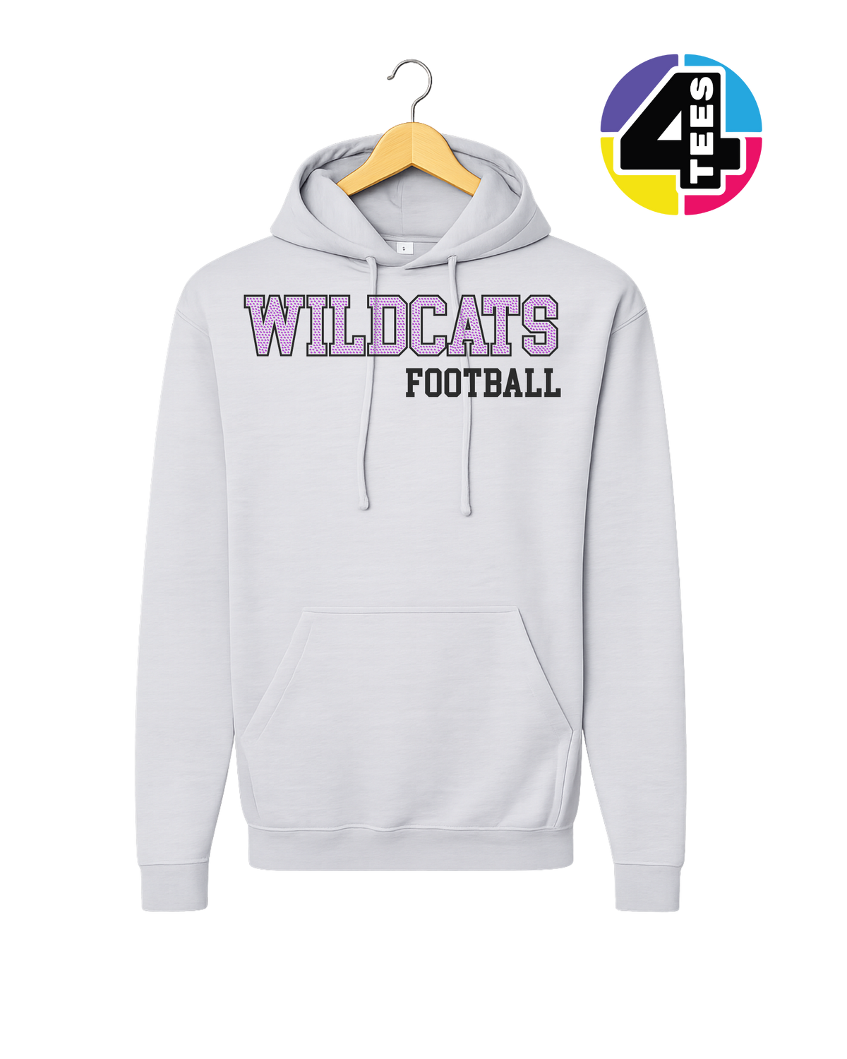 Wildcats Spangle Football Hoodie