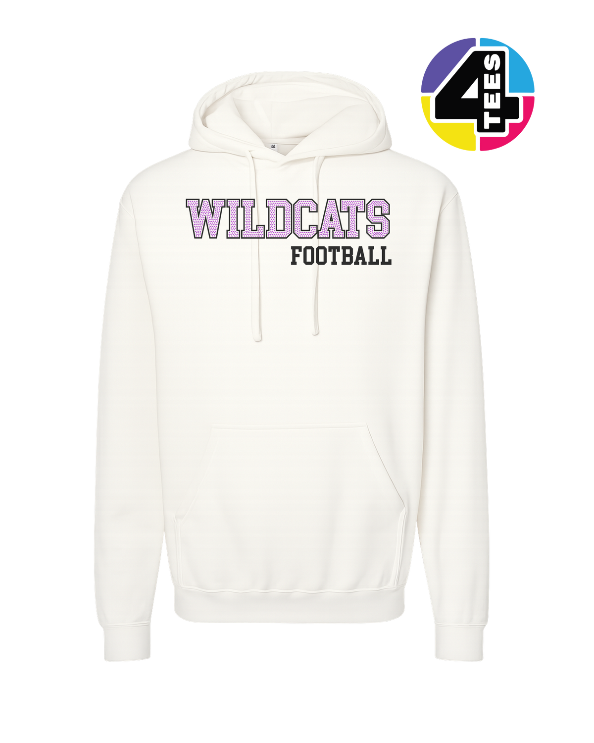 Wildcats Spangle Football Hoodie