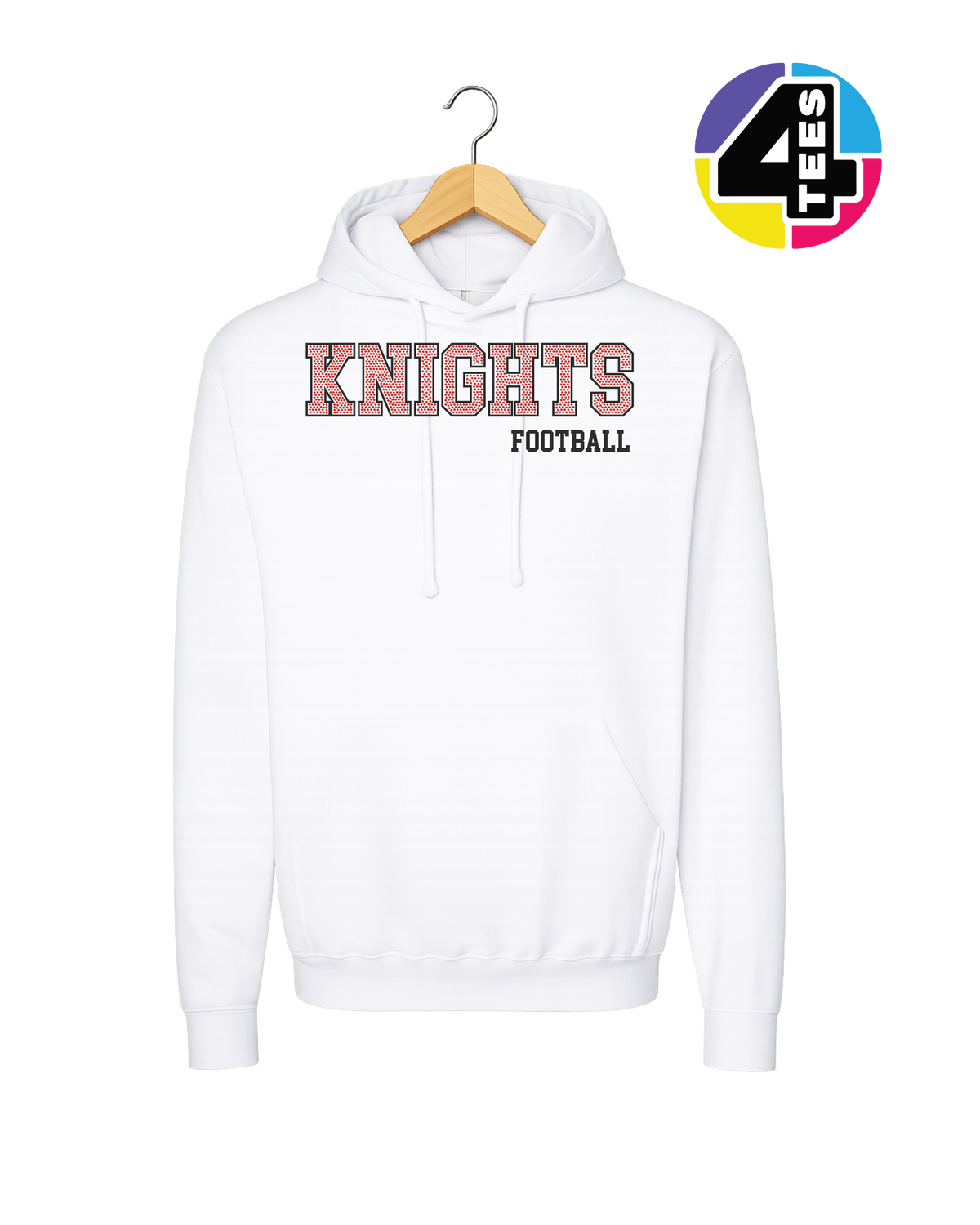 Knights Spangle Football Hoodie