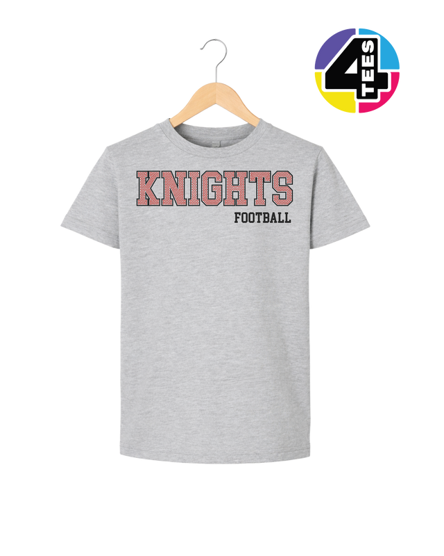 Knights Spangle Football Youth Tee
