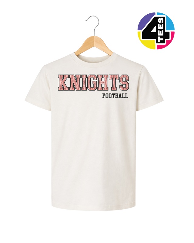 Knights Spangle Football Youth Tee