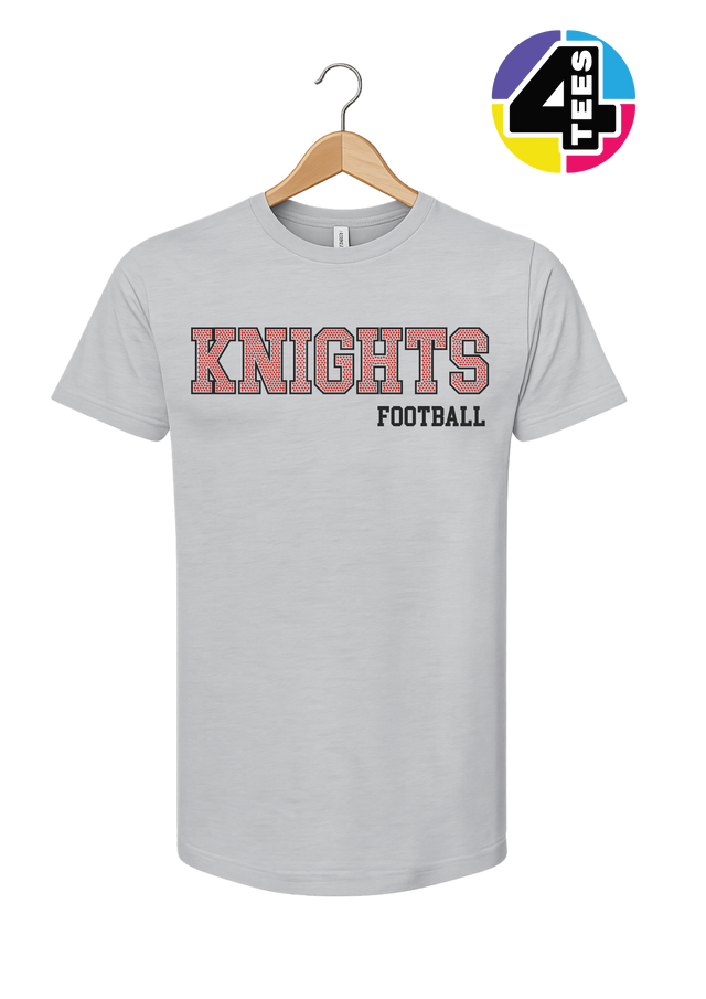 Knights Spangle Football Tee