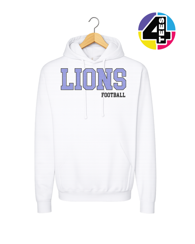 Lions Spangle Football Hoodie