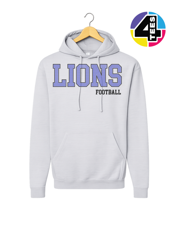 Lions Spangle Football Hoodie
