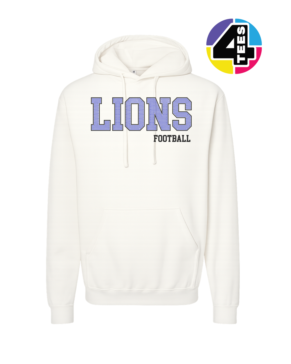 Lions Spangle Football Hoodie