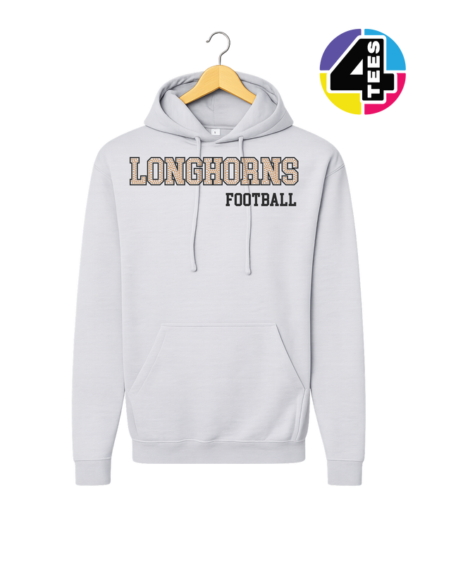 Longhorns Spangle Football Hoodie