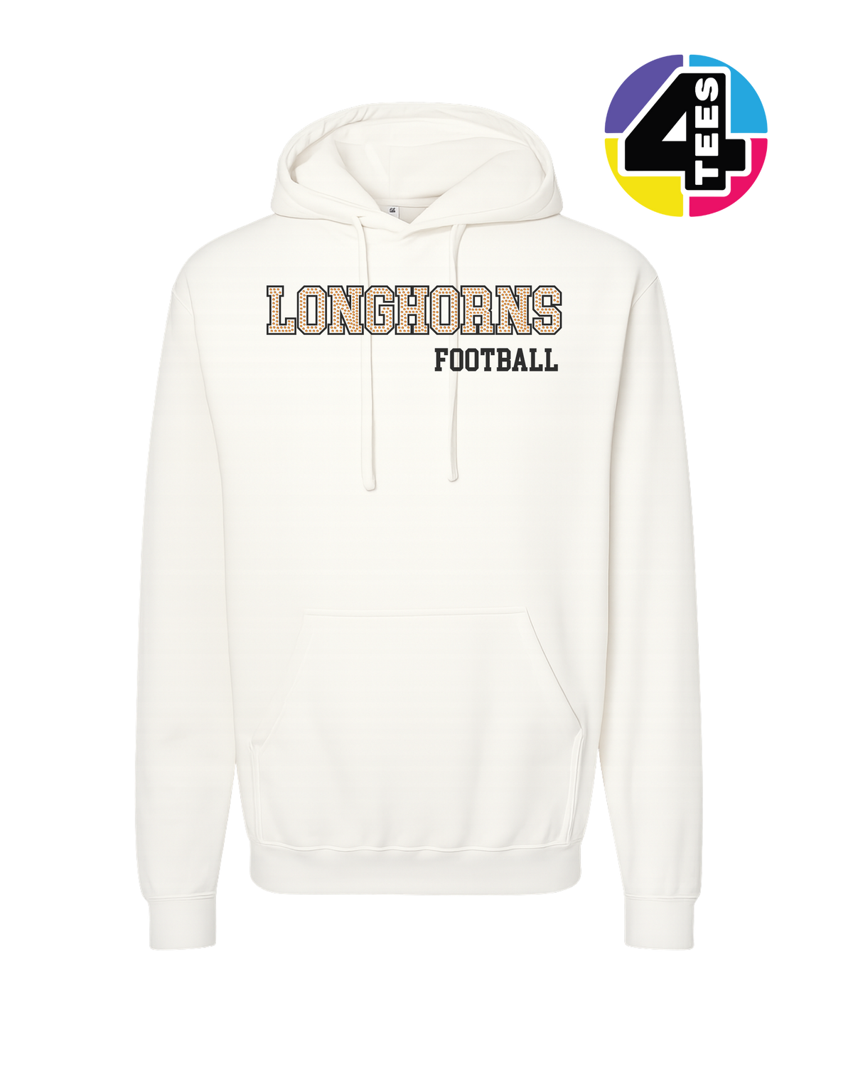 Longhorns Spangle Football Hoodie
