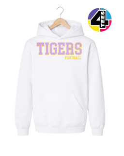 Tigers Spangle Football Youth Hoodie