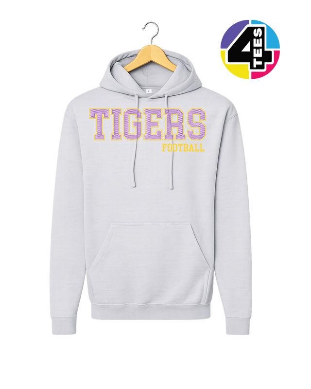 Tigers Spangle Football Hoodie