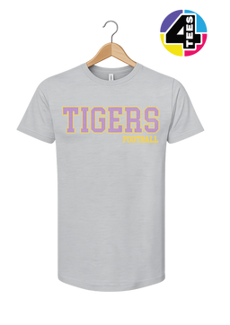 Tigers Spangle Football Tee