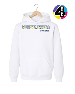 Mountaineers Spangle Football Youth Hoodie