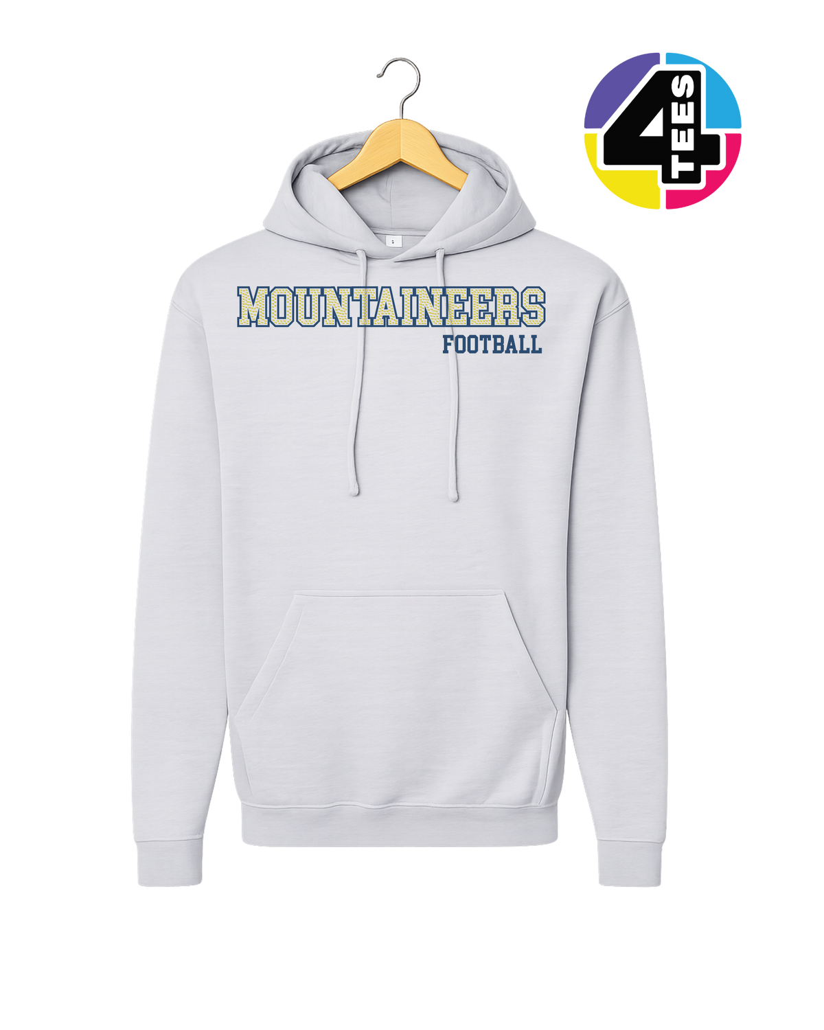 Mountaineers Spangle Football Hoodie
