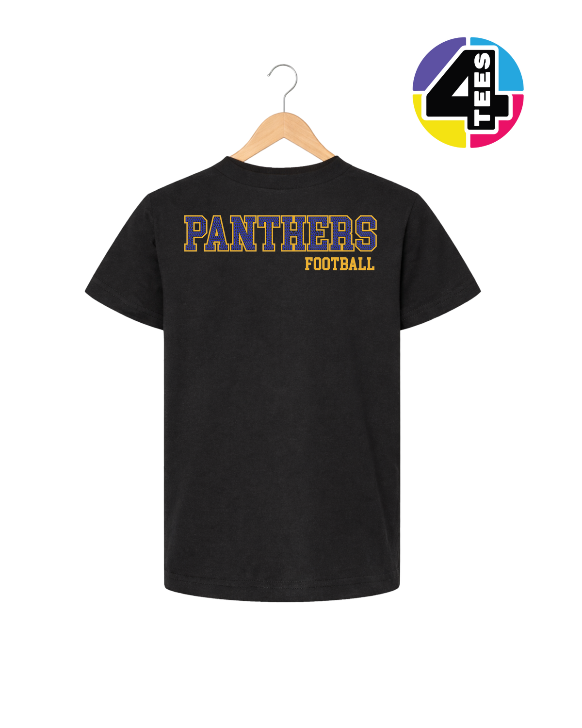 Panthers Spangle Football Youth Tee
