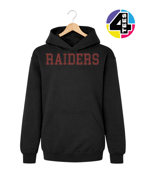 Raiders Spangle Football Youth Hoodie