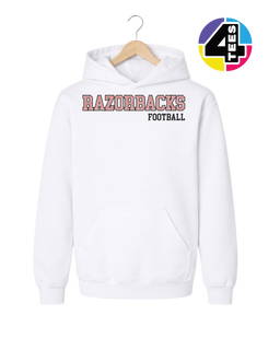Razorbacks Spangle Football Youth Hoodie