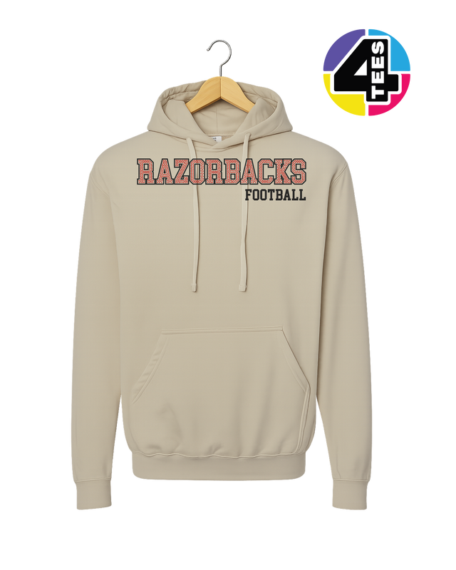 Razorbacks Spangle Football Hoodie
