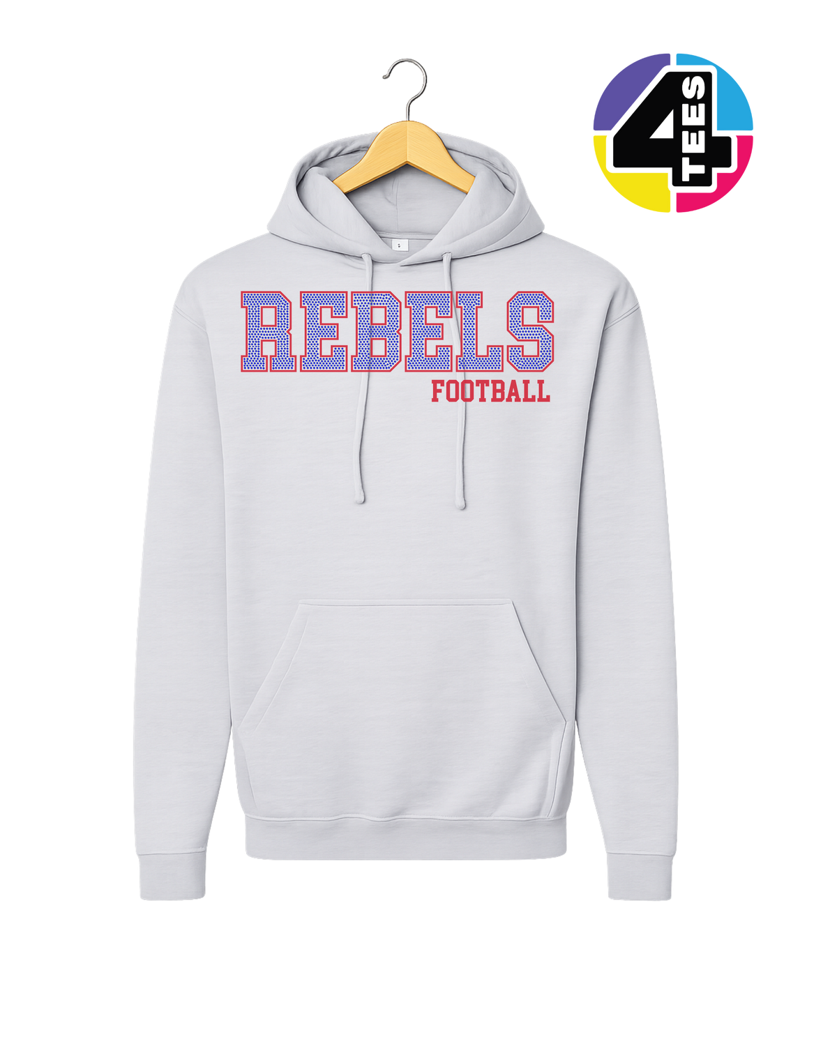 Rebels Spangle Football Hoodie