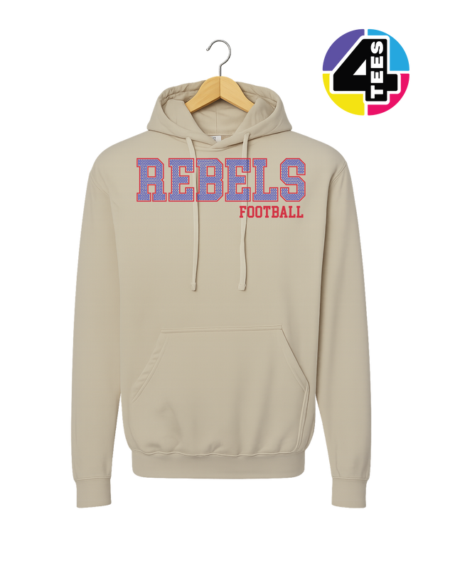 Rebels Spangle Football Hoodie