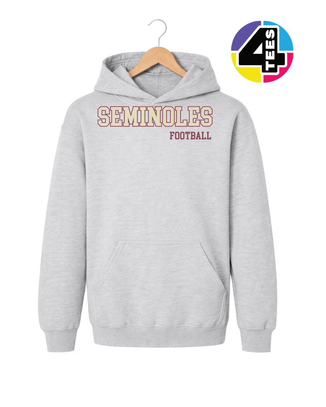 Seminoles Spangle Football Youth Hoodie