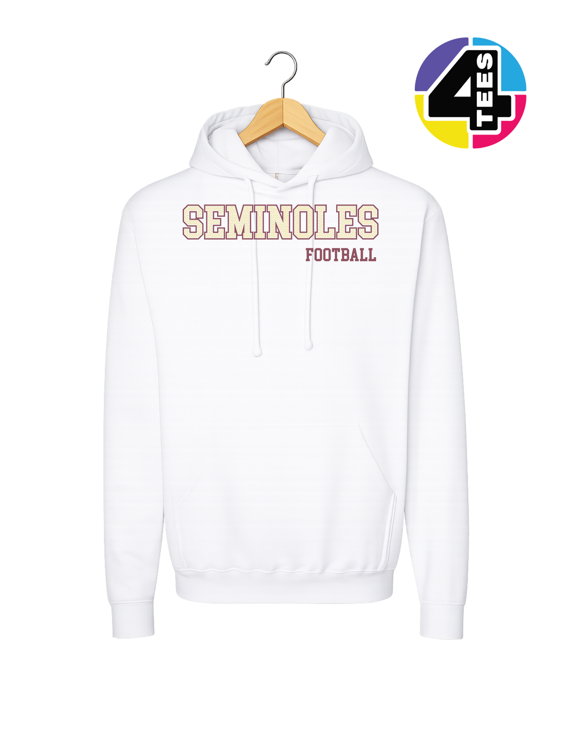 Seminoles Spangle Football Hoodie