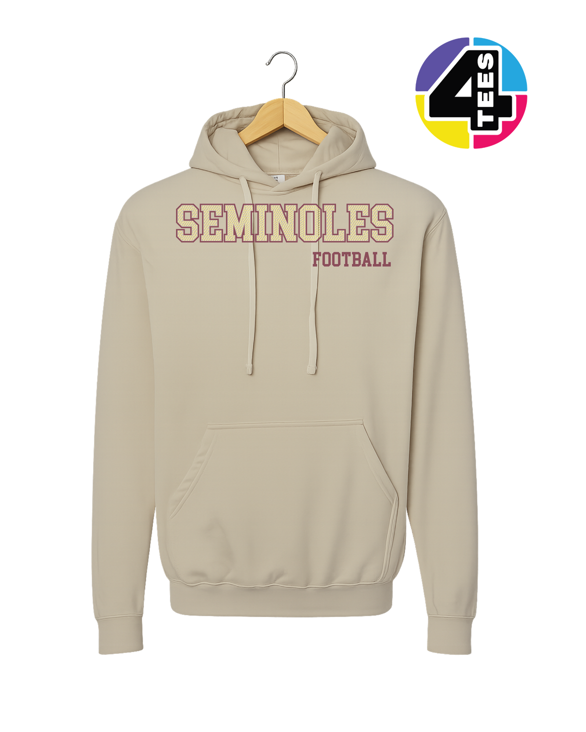 Seminoles Spangle Football Hoodie