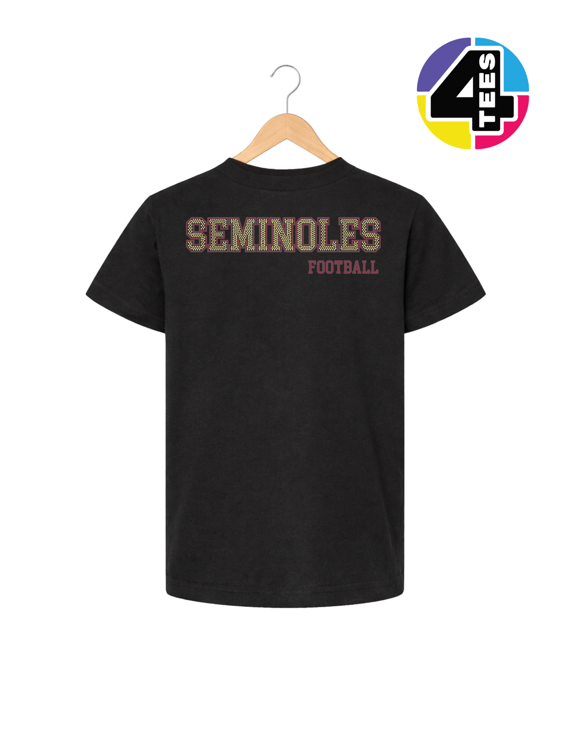 Seminoles Spangle Football Youth Tee