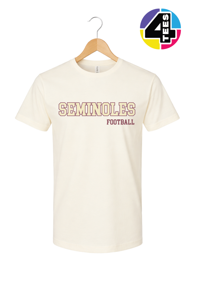 Seminoles Spangle Football Tee