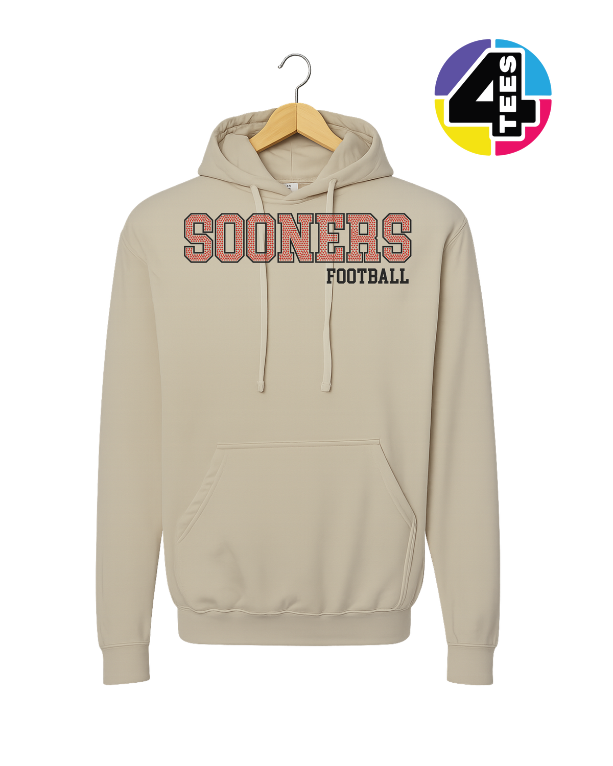 Sooners Spangle Football Hoodie