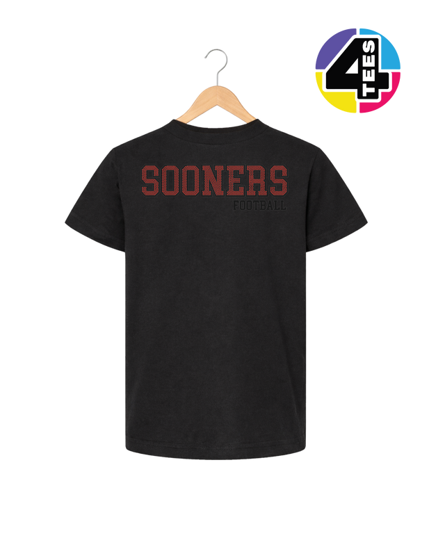 Sooners Spangle Football Youth Tee